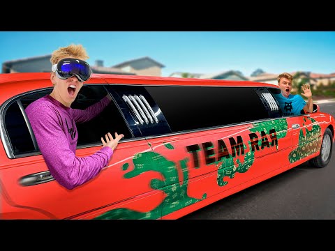 STUCK in CARTER SHARER’S LIMO with Apple Vision Pro