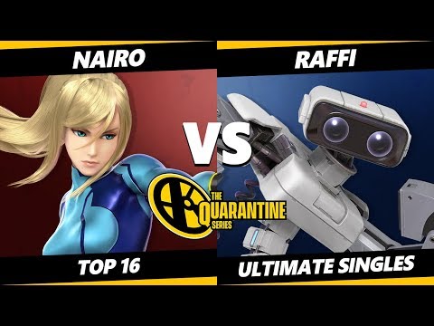 The Quarantine Series Top 16 - Nairo (ZSS, Palutena) Vs. Raffi (ROB) Smash Ultimate - SSBU