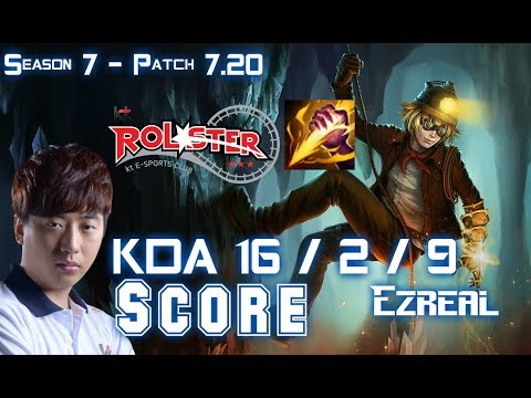 KT Score EZREAL vs JARVAN IV Jungle - Patch 7.20 KR Ranked