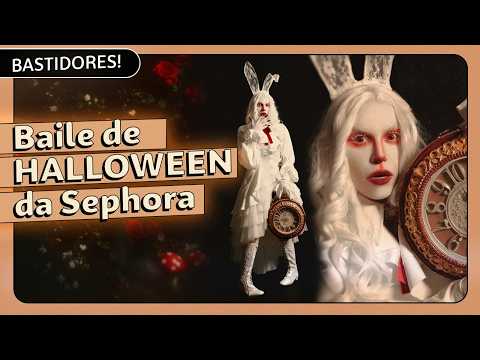 VLOG BAILE DA SEPHORA: Transformação Completa + Noite do Halloween | Lu Ferreira