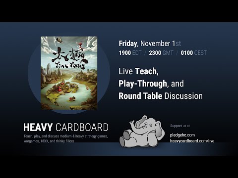 Yin Yang 3p Teaching, Play-through, & Round table by Heavy Cardboard
