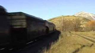 preview picture of video 'Coal train decending Cass Bank'