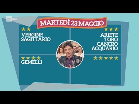 L’oroscopo di Paolo Fox del 23/05/2017 - Gemelli, Bilancia, Scorpione