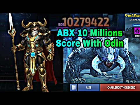 ABX Burn! 10 Millions Score with Odin - Marvel Future Fight