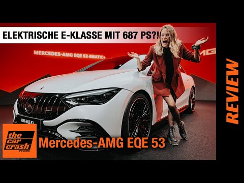 Mercedes-AMG EQE 53 im Test (2022) Elektrische E-Klasse mit 687 PS?! Review | Sound | 43 4Matic