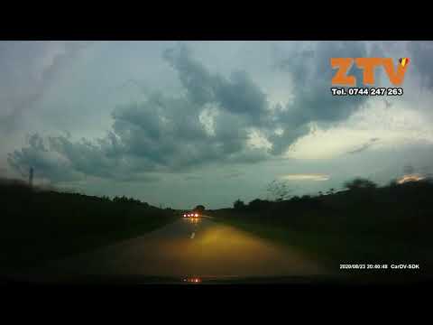 BMW ul a facut o depasire periculoasa pe drumul Dobrin