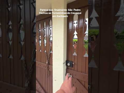 Parece que  finalmente  São Pedro Fechou as Torneirinhas do Ceu aqui em Itanhaem SP