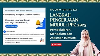 Steps for Completing Module 1 PPG 2025