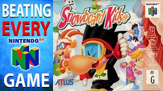 Beating EVERY N64 Game - Snowboard Kids (57/394)