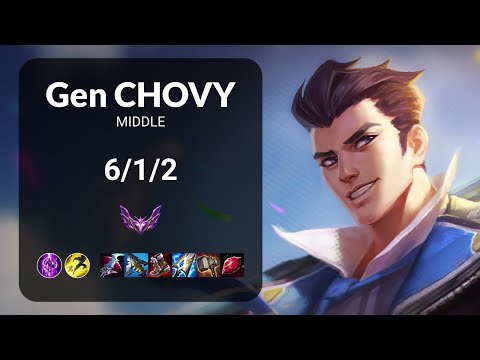 Gen Chovy Jayce vs Poppy MIDDLE - KR  Patch 13.16