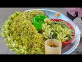 Green Amra or Ambarella vorta recipe, Hog Plum Pickle Best spicy mix Tasty BD street food Sylhet