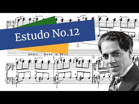 Villa-Lobos/Brandão - Estudo No.12 (Lucia Barrenechea, piano) (1ª gravação mundial)
