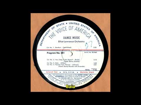 Elliot Lawrence Orchestra - Voice of America #281 transcription