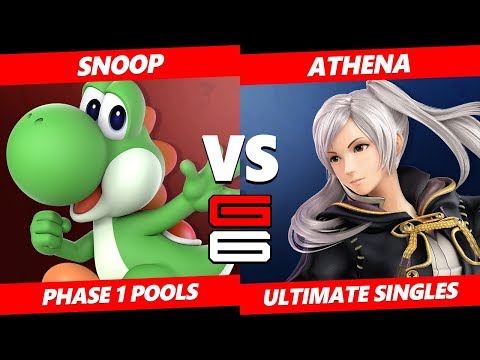 Genesis 6 SSBU - SUGOI | Snoop (Yoshi) VS TFL | Athena (Robin) Smash Ultimate Pools