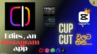 Instagram, FB Edits App Sinhala Guide