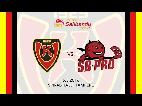 Naisten Liiga: Koovee–SB-Pro, 5.3.2016, Maalikooste