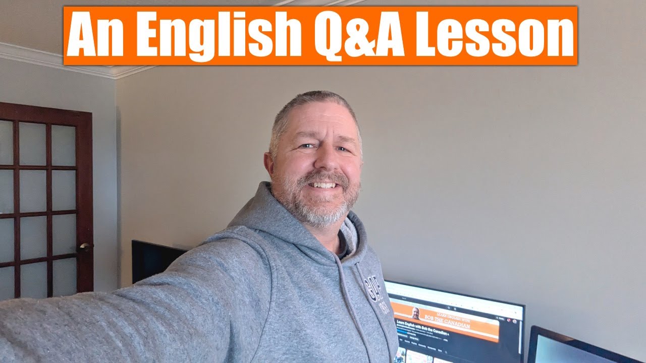 A Live English Question and Answer Lesson! (Your Questions, My Answers!)