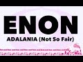 Enon - Adalania (Not So Fair) - Music Video