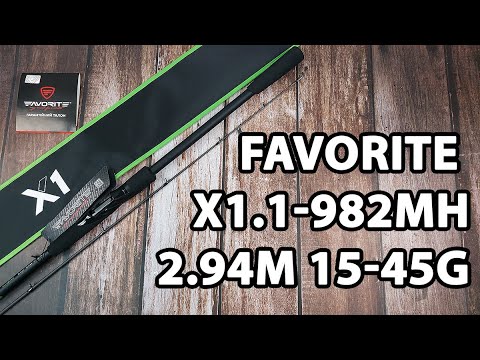 Спінінг Favorite X1 General Heavy X1.1-982MH 2.94m 15-45g Fast