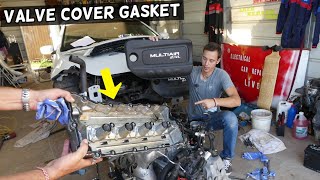 VALVE COVER GASKET REMOVAL REPLACEMENT DODGE DART. VALVE COVER REMOVAL