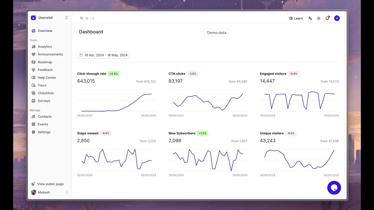 Userorbit video preview