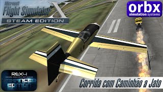 Missão: Corrida com Caminhão a Jato (Microsoft Flight Simulator X: Steam Edition) PT-BR