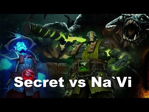 Secret vs Na`Vi  - First Earth Spirit Game + Dendi Roshan Steal.
