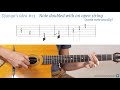 Django Reinhardt lick #13 : Note doubled with an open string (same note usually)