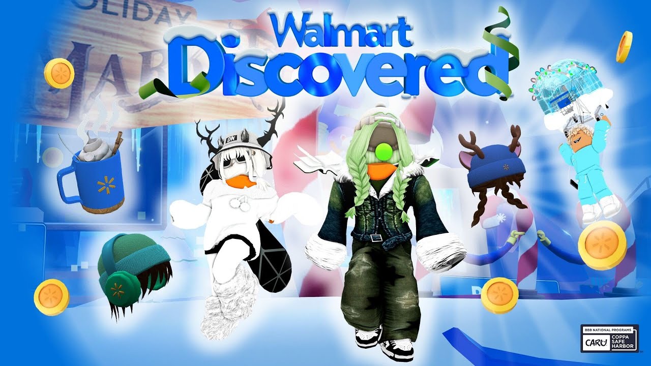 Join our Holiday Update in Walmart Discovered on Roblox