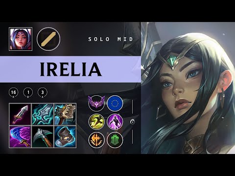Irelia Mid vs Ekko - EUW Master Patch 25.24