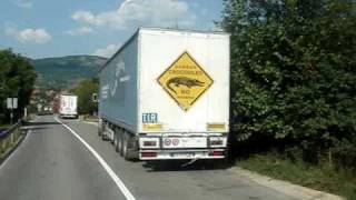 Driving from Serbia to Bulgaria near the border