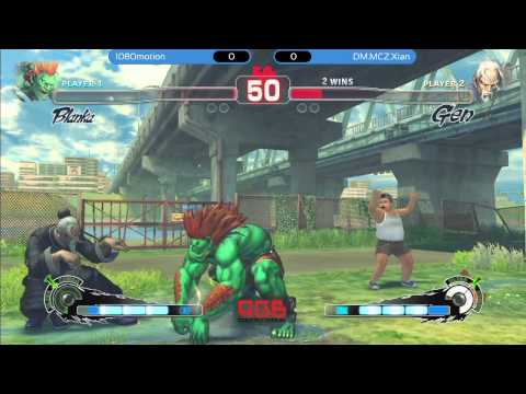 Press Start DM Xian (Gen) vs 1080motion (Blanka) SSF4 AE 2012