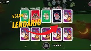 Tirando Lendário no Adopt Me Roblox