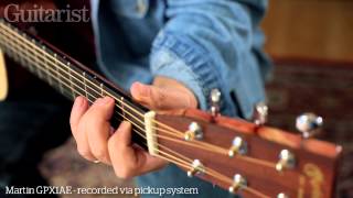 Video thumbnail for Martin 00X1AE & GPX1AE Acoustic Guitars Demo by Guitarist