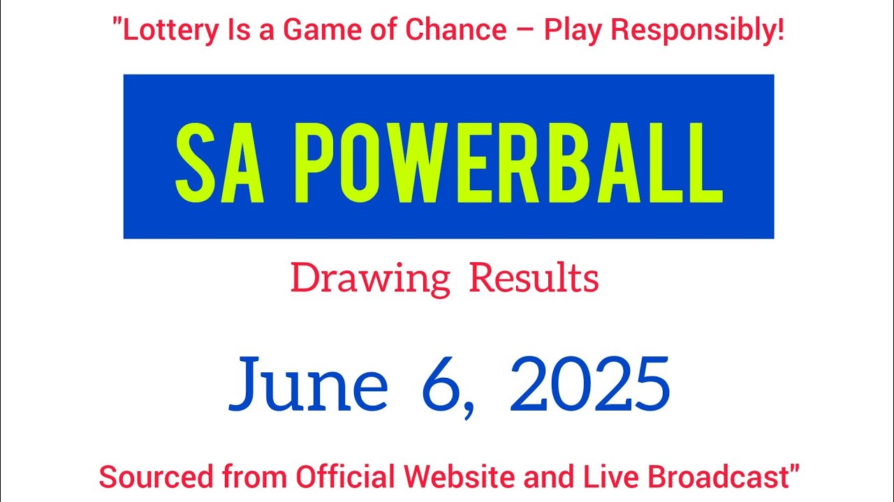 Sa Powerball Results Friday 06 June 2025 | Powerball Plus Result