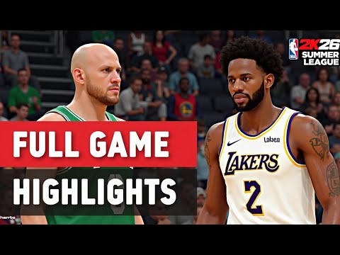 CELTICS vs LAKERS NBA SUMMER LEAGUE FULL GAME HIGHLIGHTS July 17