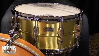 Video thumbnail for Yamaha 14x6.5 Recording Custom Brass Snare Drum by Memphis Drum Shop