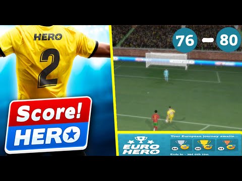 Score! Hero 2 - Euro Hero Event - Level 76 - 80 - Complete 3 Stars Walktrough