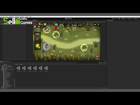 2D Fantasy Tower Defense - Source Demo - Openable on Unity - sellqualitygames.com