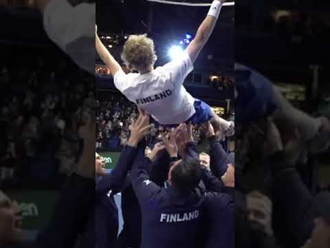 Теннис Finland is finals bound #DavisCup
