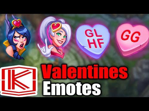 Valentine's Day Emotes - League of Legends