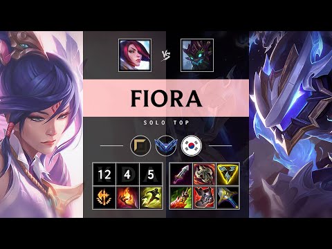Fiora Top vs Maokai - KR Diamond Patch 25.S1.3