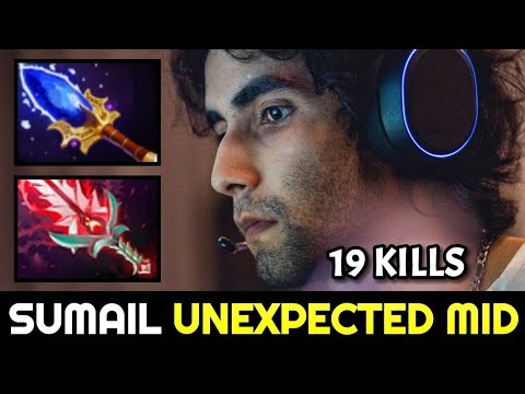 SUMAIL Unexpected MID SVEN with Scepter & Bloodthorn Build Dota 2