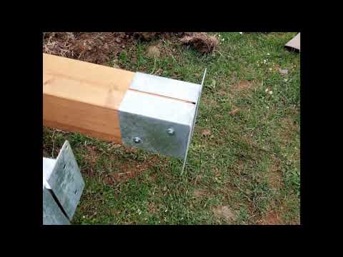 Costruzione tettoia in legno.wood shed building