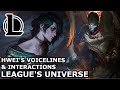 HWEI Voicelines and Interactions with Other Champions | JHIN made him | League of Legends Quotes