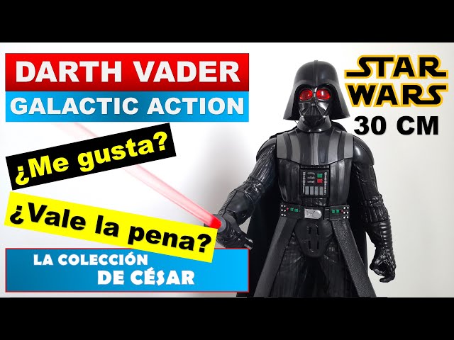 Vídeo relacionado con Star Wars - Galactic Action - Darth Vader - Figura electrónica interactiva a Escala de 30 cm - Juguetes niños - Edad: 4+