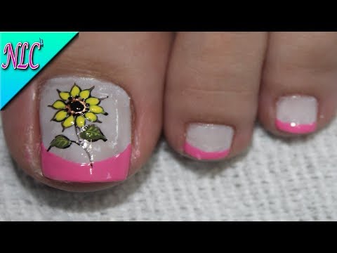 DISEÑO DE UÑAS GIRASOL PARA PRINCIPIANTES ¡MUY FÁCIL! – SUNFLOWER NAIL ART – NLC