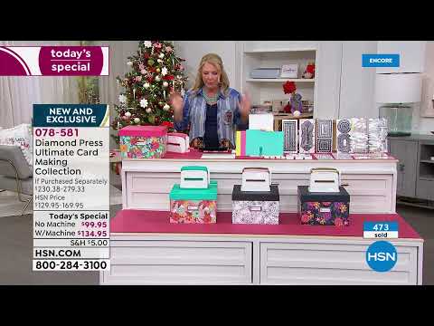 HSN | Paper Crafting - Diamond Press 11.09.2021 - 05 AM