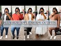 7 Plus Size Apple Shape Outfits for 2022 | Transitional Outfits Winter to Spring FROM HEAD TO CURVE