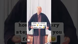 Coming back to our body and taking care of our mind with mindful walking 👌🤎🙏  #zen #buddhistmonk